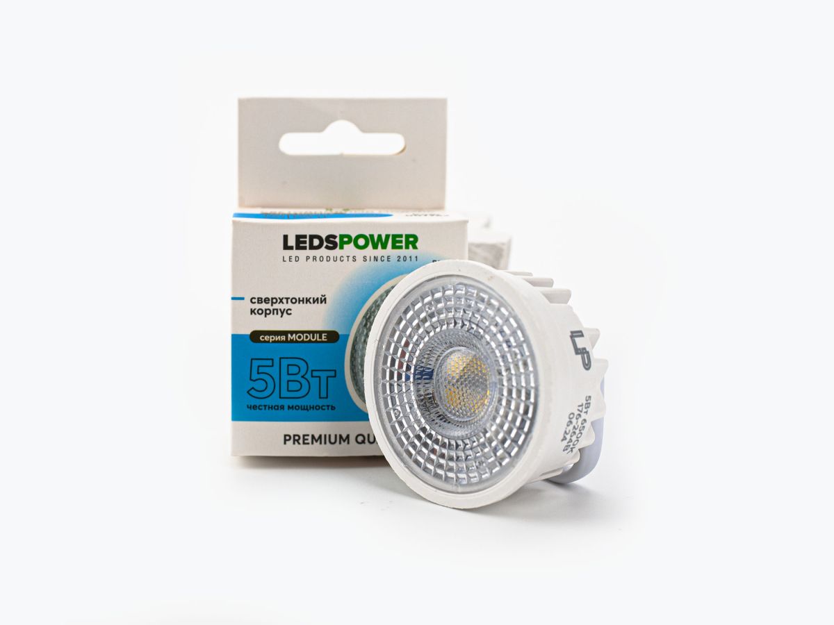 Светодиодный модуль LEDS POWER 5Вт 6500К 220В серия MODULE 007762