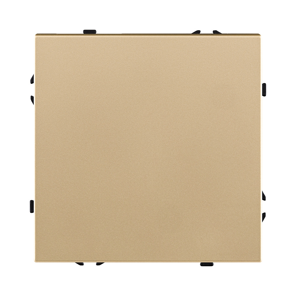 Выключатель 1-клавишный проходной 10А/250В, золотой Kollinger Eclipse EC-002GD