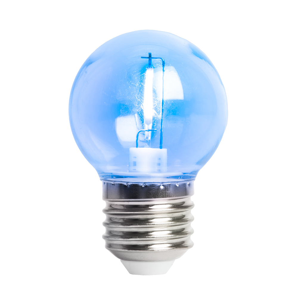 Лампа светодиодная Feron LB-383 E27 2W синий 48934
