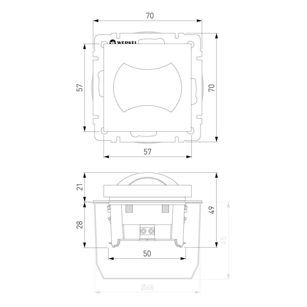 Встраиваемая подсветка Werkel Moon 4690389179259 W1154511 a057496