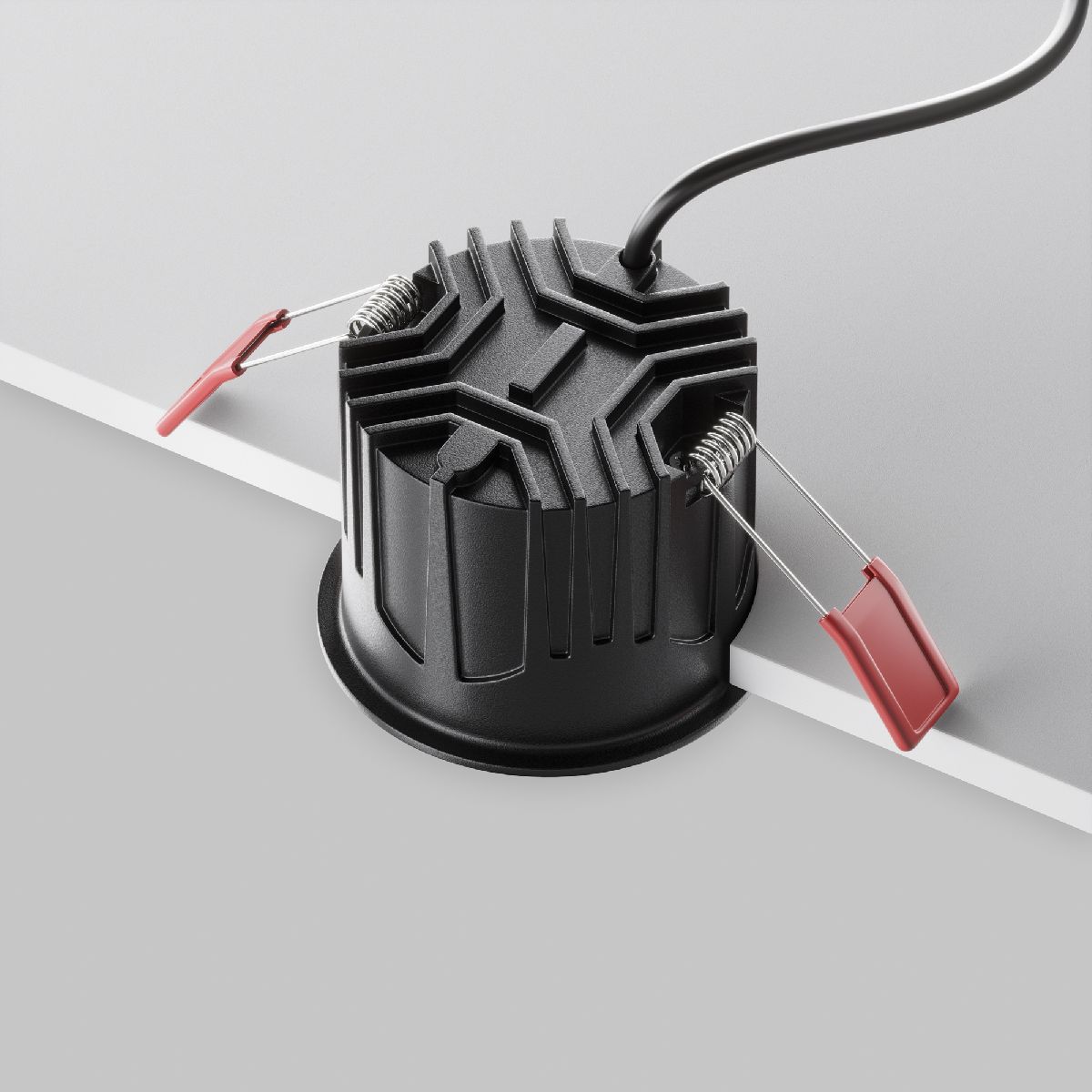 Встраиваемый светильник Maytoni Alfa LED DL043-01-15W3K-RD-B-1