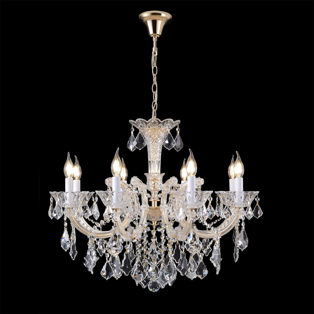 Подвесная люстра Crystal Lux CRISTELLE SP8 GOLD
