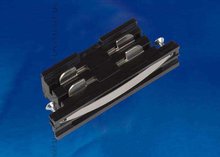 Соединитель для шинопроводов прямой внешний (09745) Uniel UBX-A12 Black
