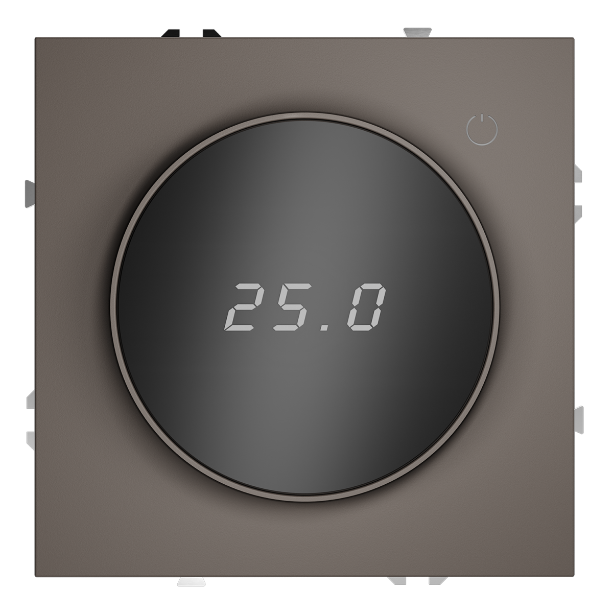 Терморегулятор электронный Voltum S70 с индикацией и датчиком, для теплого пола, (капучино) VLS070114