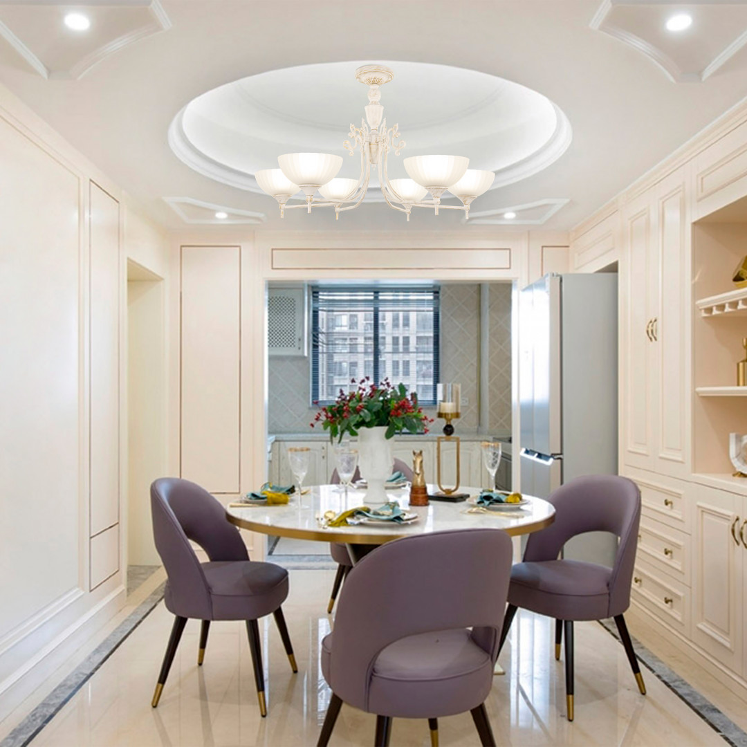 Потолочная люстра Arte Milano 340049/6 WT+G