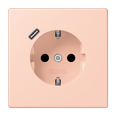 Розетка 2K+З USB Typ C Jung LC1520-18C234