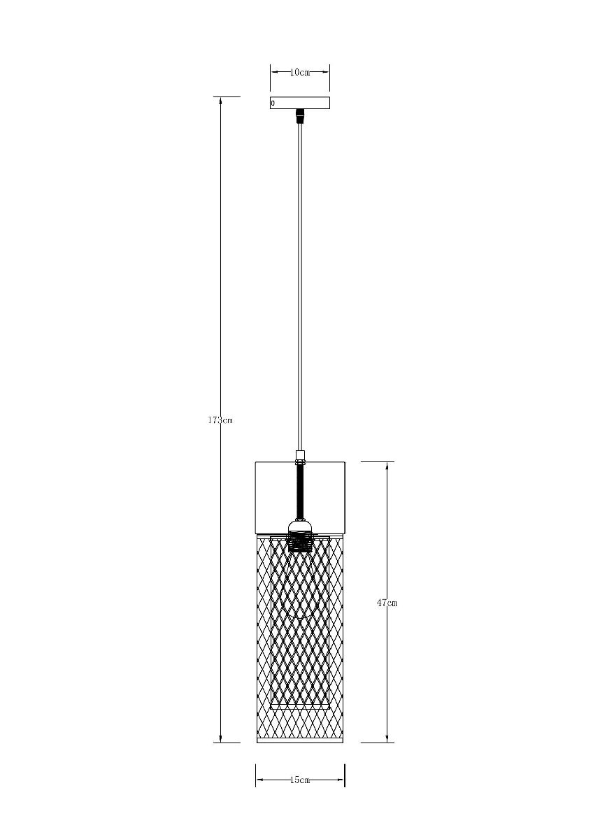 Подвесной светильник Arte Lamp Castello A7068SP-1BK