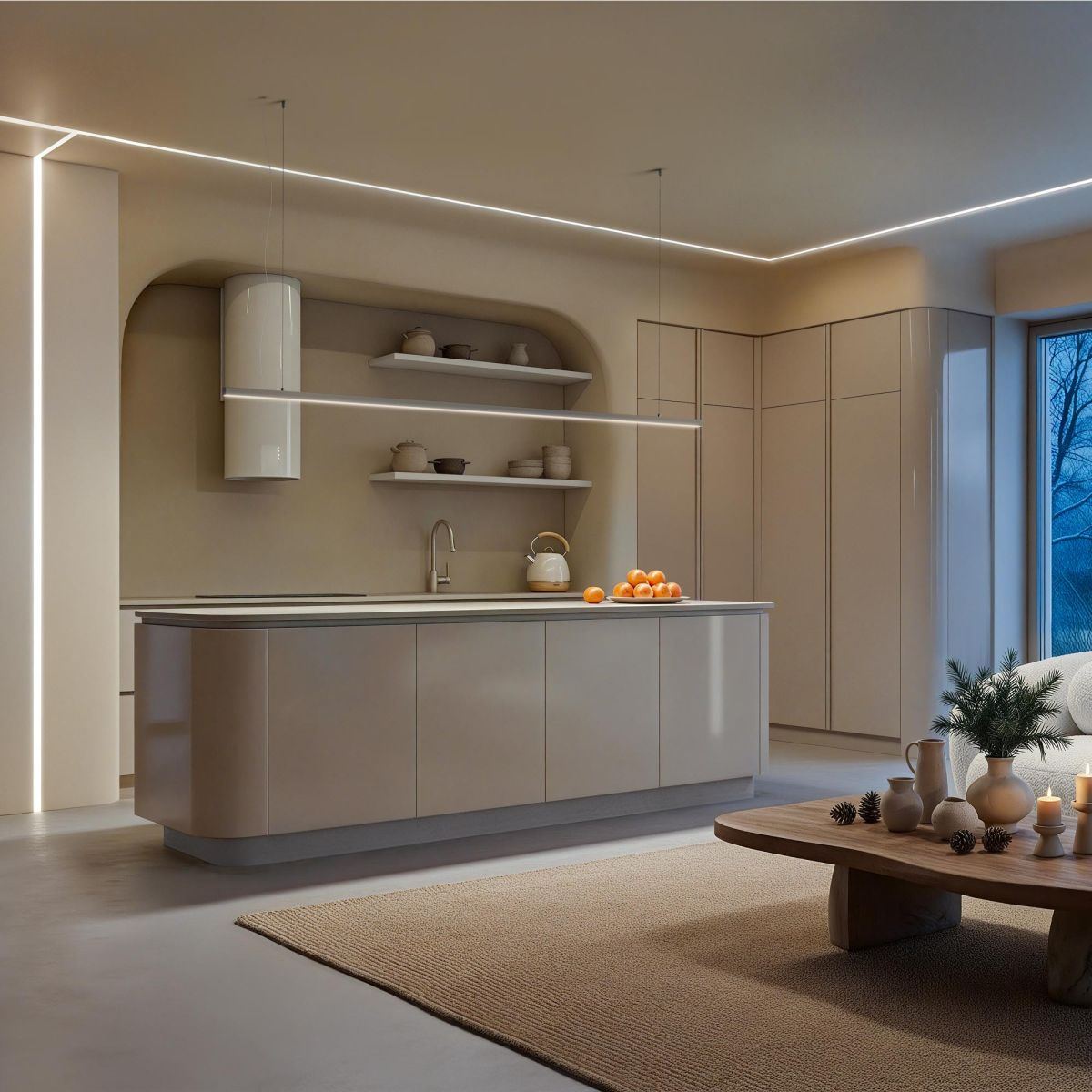 Профиль Arlight LINIA25-FANTOM-2000 ANOD (Алюминий) 053806