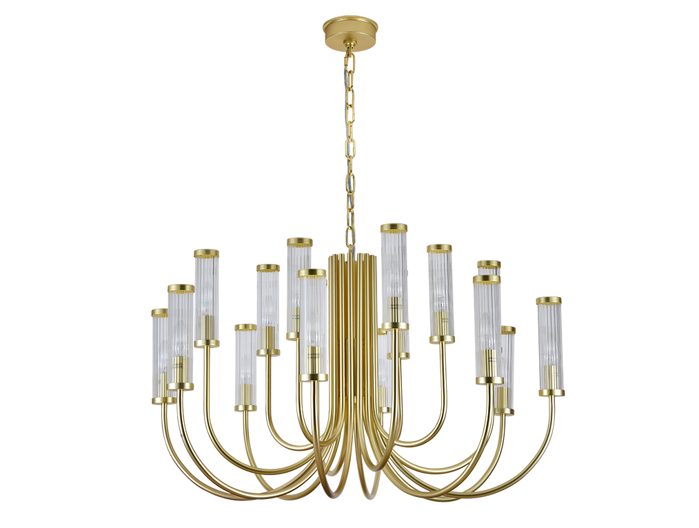 Подвесная люстра Newport 4558+4+4/C mat.gold М0071545