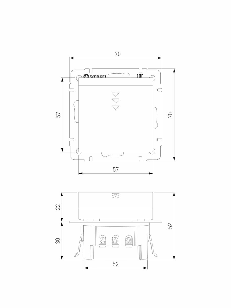 Электронный карточный выключатель Werkel 4690389155291 W1153101 a051130