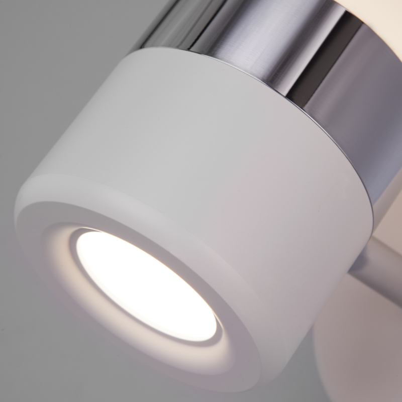 Настенный светодиодный светильник Eurosvet Oskar 20165/1 LED хром/белый