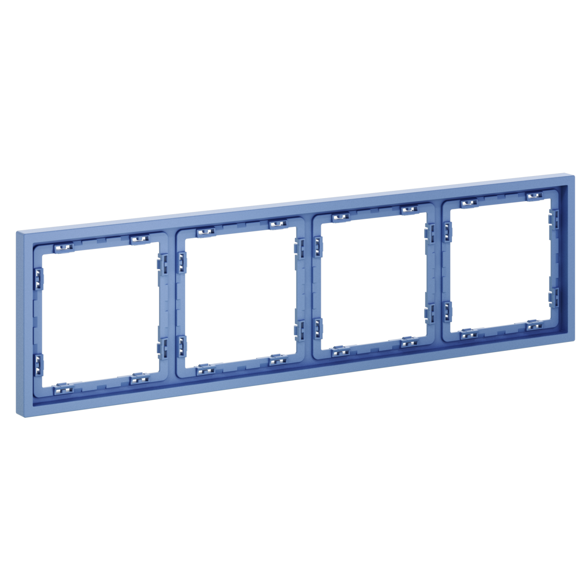 Рамка пластиковая Voltum S70 на 4 поста, (деним) VLS100415