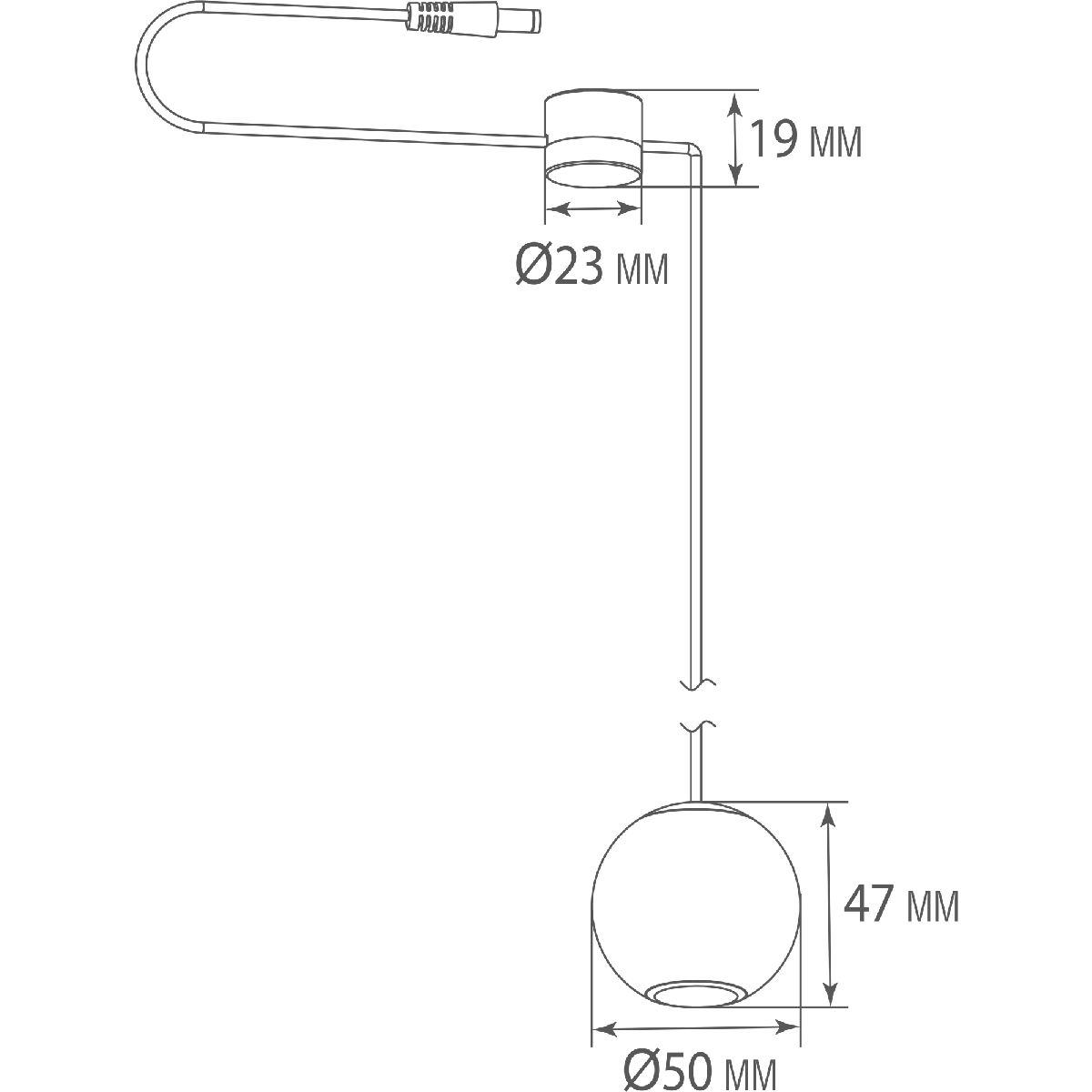 Подвесной светильник Donolux Loka DL20791W3W