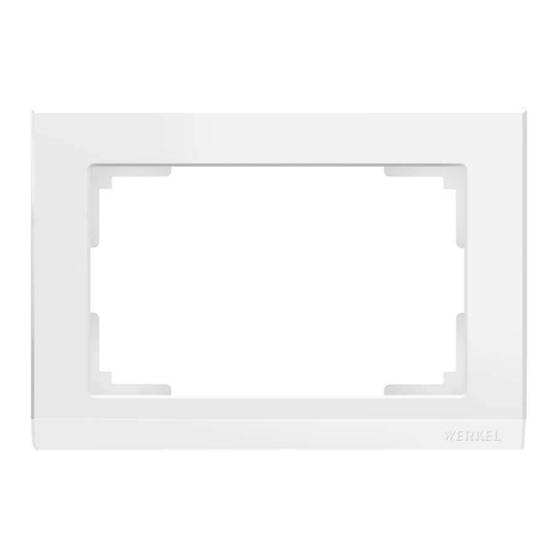 Рамка для двойной розетки Werkel Stark белый WL04-Frame-01-DBL-white 4690389146183