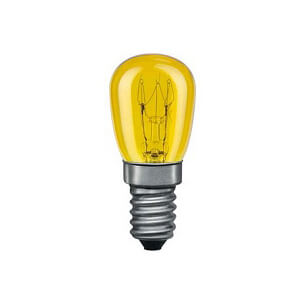 Лампа накаливания миниатюрная Paulmann Е14 15W желтая 80012