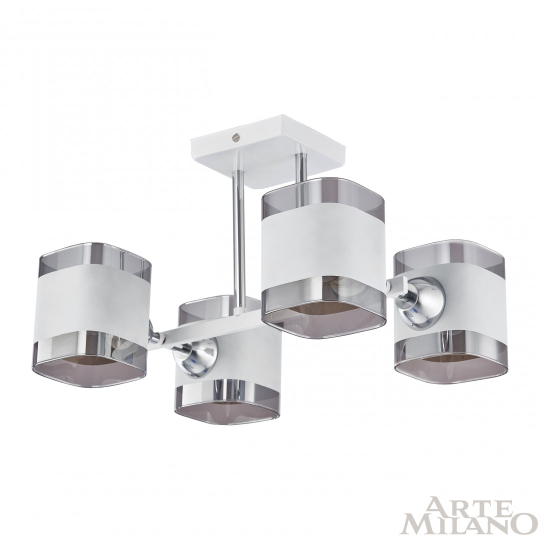 Потолочная люстра Arte Milano Amalfi 329809/4 WH+CR