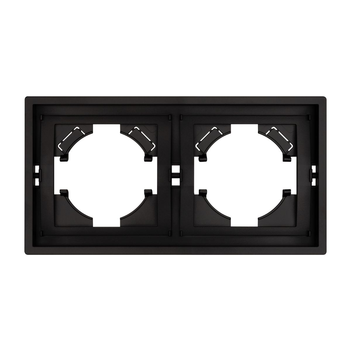 Рамка пластиковая на 2 поста Arlight FRM-TENDO-PL-2-BK 053840