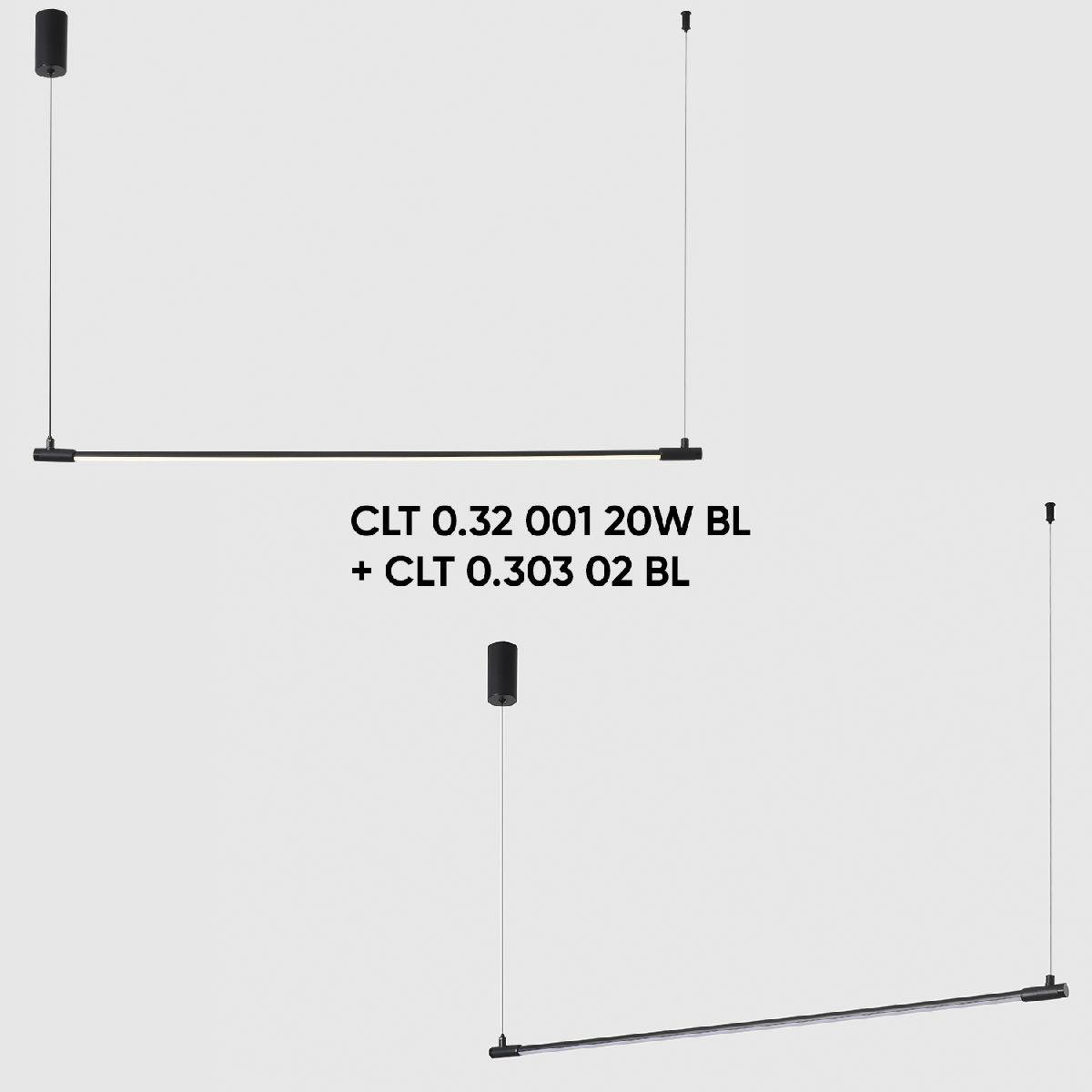 Комплект накладного потолочного крепления с драйвером Crystal Lux CLT 0.303 02 BL