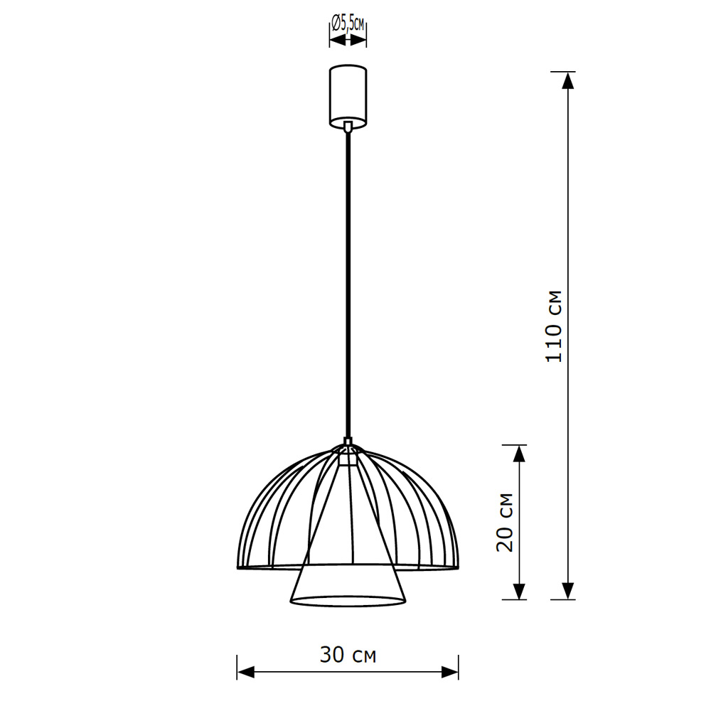 Подвесной светильник LightHall Iris LH012096