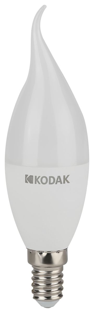 Лампа светодиодная Kodak LED BXS-11W-865-E14 K 11Вт свеча на ветру холодный дневной свет Е14 Б0057637