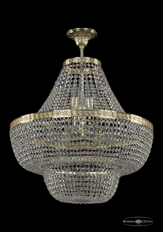 Люстра на штанге Bohemia Ivele Crystal 19091/H1/55IV G