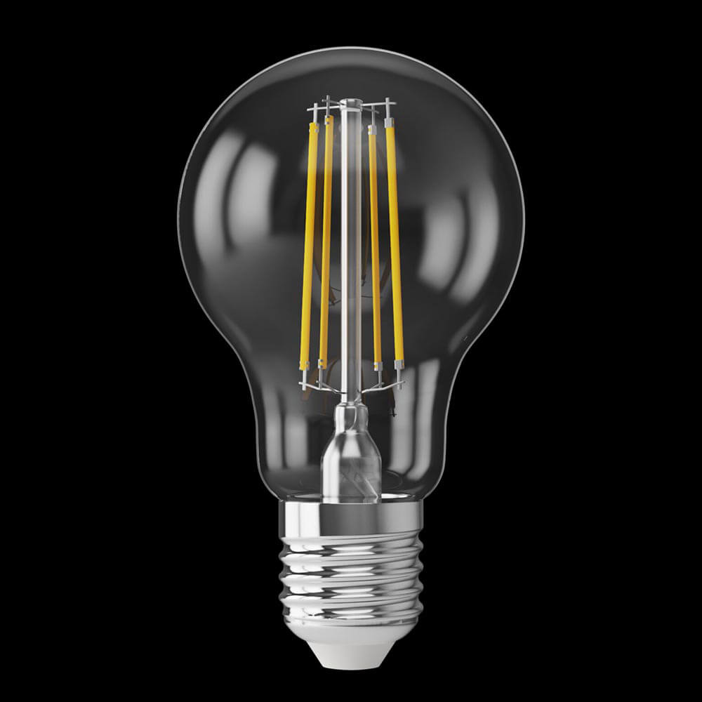 Лампа светодиодная Voltega E27 7W 4000K груша прозрачная VG10-A60E27cold7W-F 7141