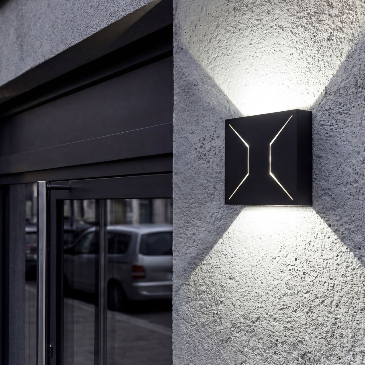 Уличный настенный светильник Uniel ULU-P32B-4W/4000K IP65 BLACK UL-00013620