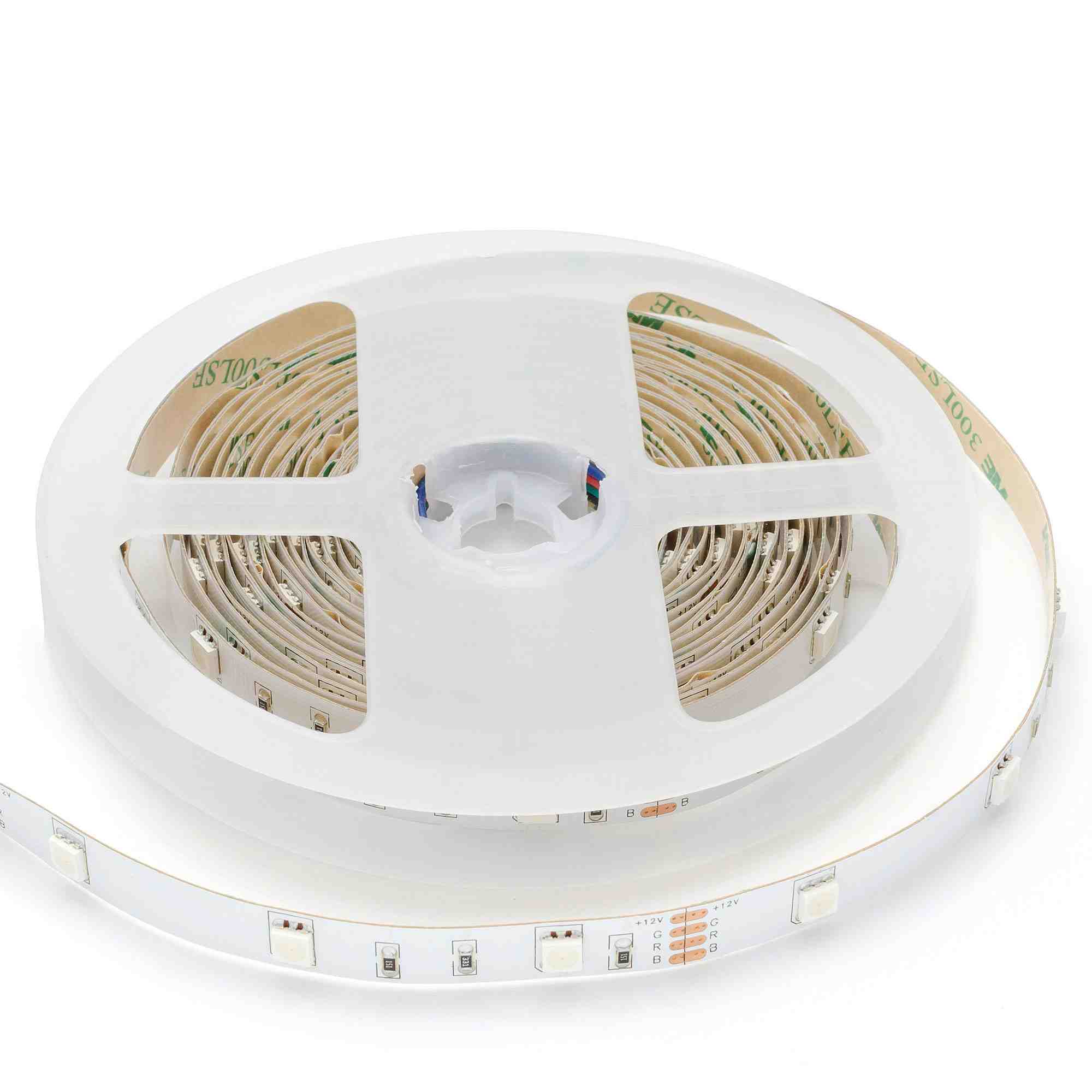 Светодиодная лента Apeyron 12В СТ 7,2Вт/м smd5050 30д/м IP20 5м RGB 38BL в Москве