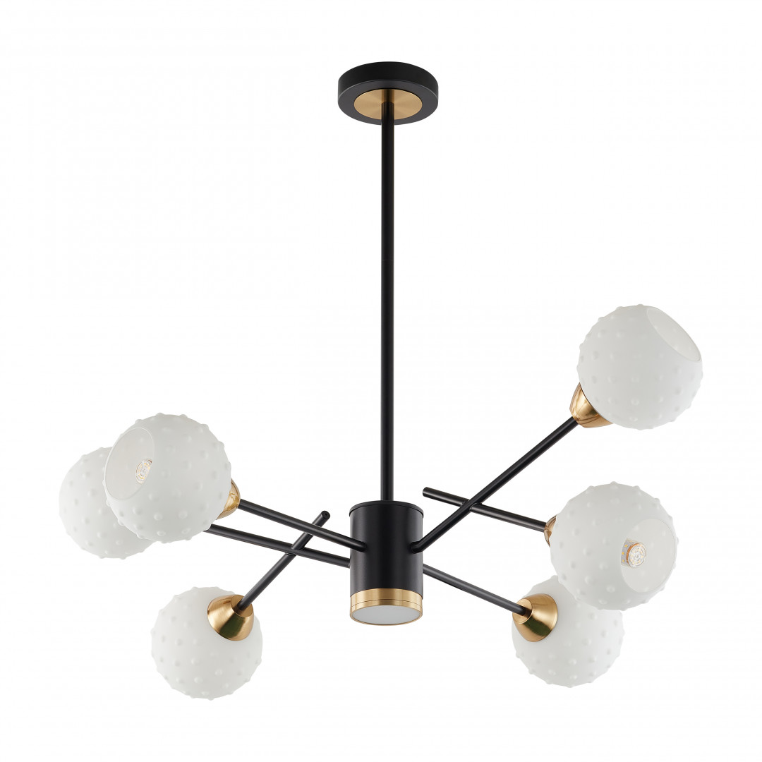 Люстра на штанге Arte Milano Neapolis 278408/6+1 BK/GD