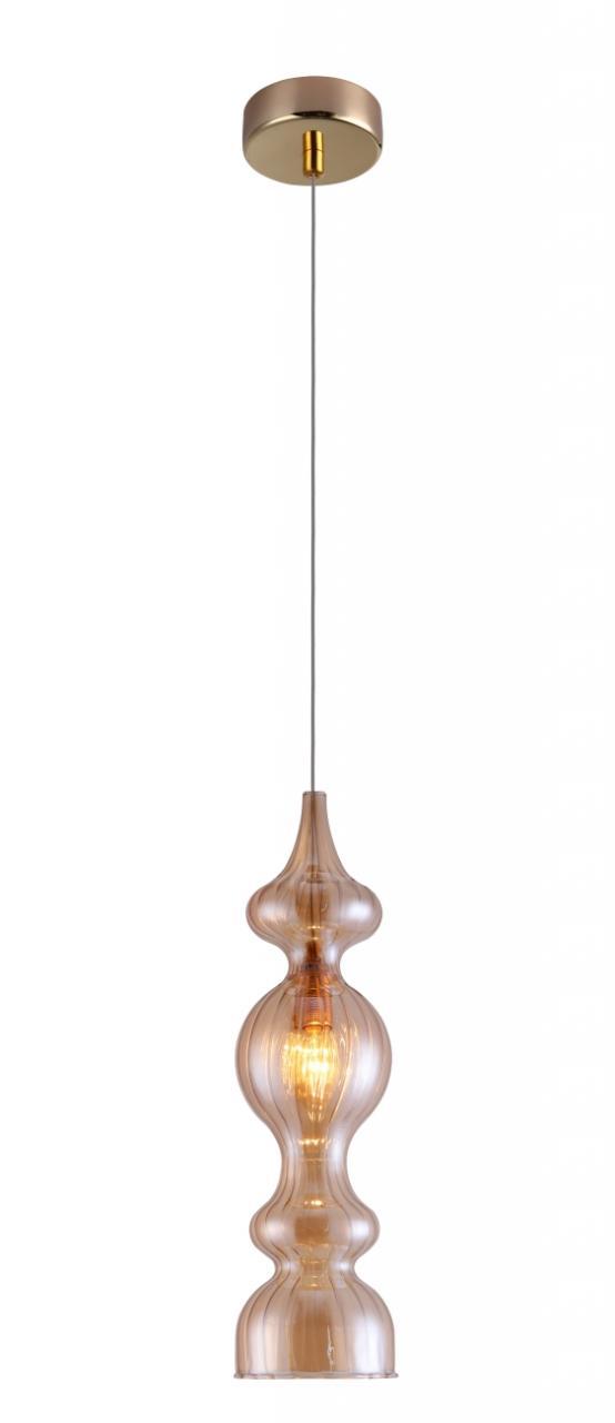 Подвесной светильник Crystal Lux Iris SP1 A Amber