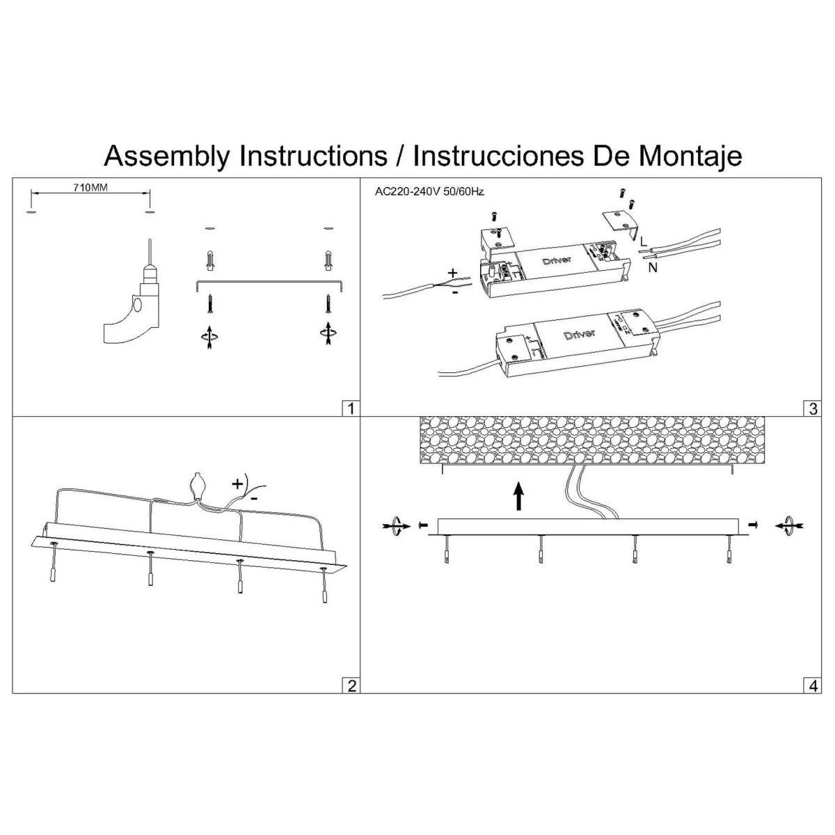 Основание потолочное 4L Mantra Modular Light Florones 9381