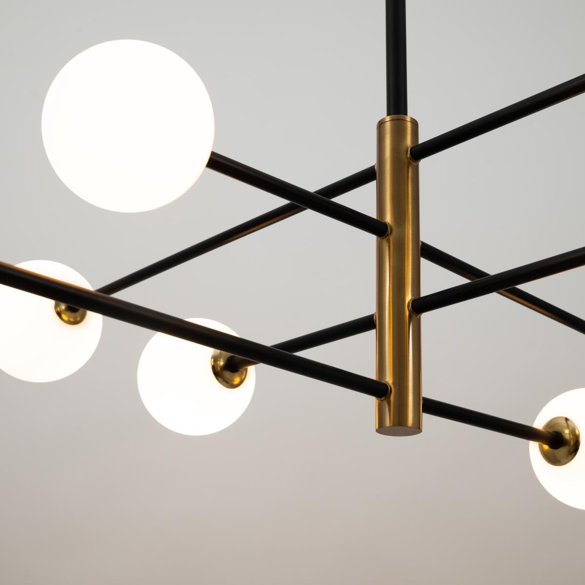 Люстра на штанге Freya Sphirity FR5376CL-08B