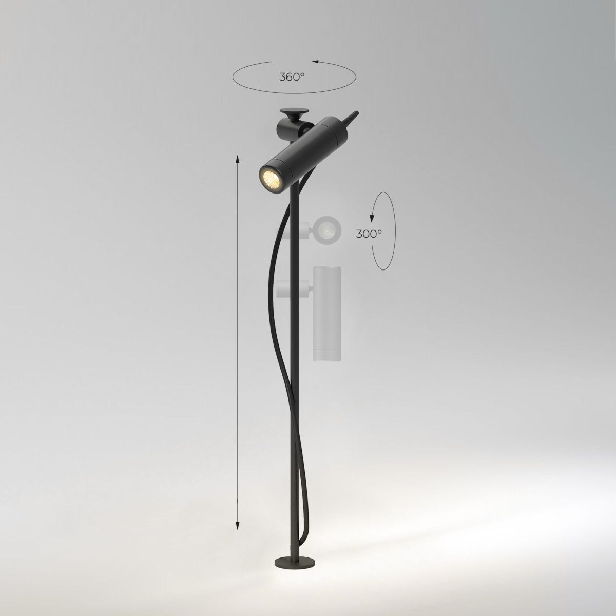 Ландшафтный светильник Elektrostandard Covert 35173/S черный 4690389219283 a072079