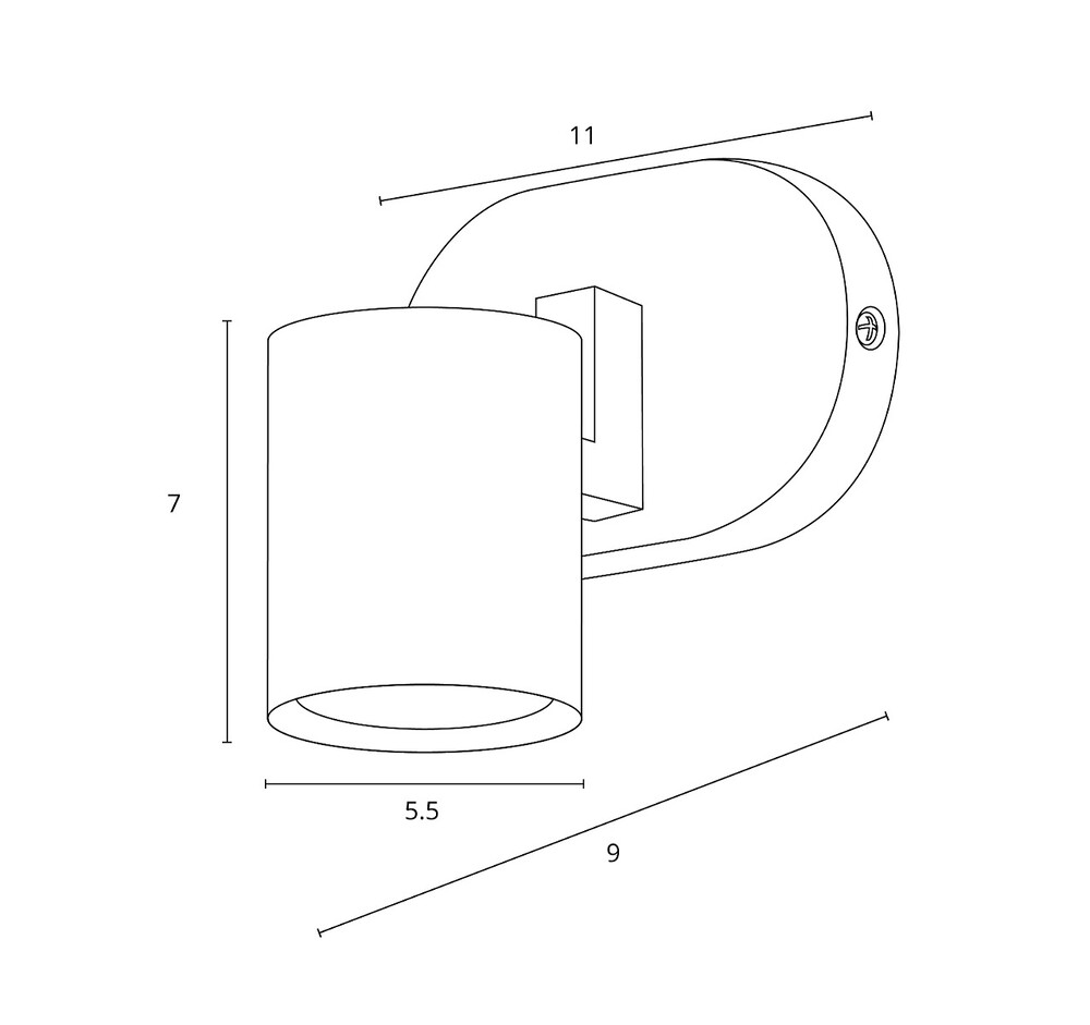 Бра Arte Lamp Safe A6453AP-1BK