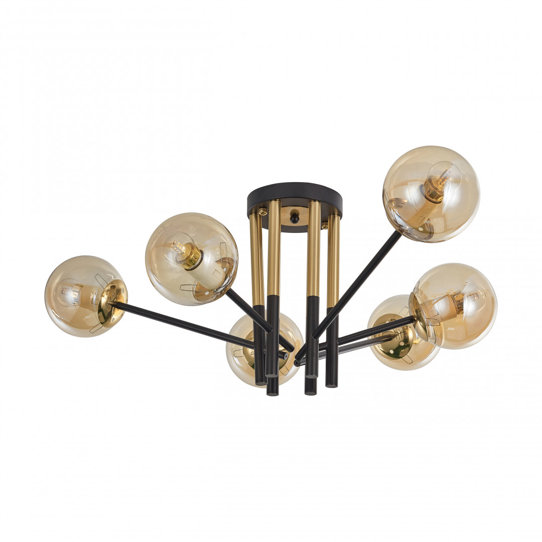 Потолочная люстра Arte Milano Neapolis 273708/6 BK/GD