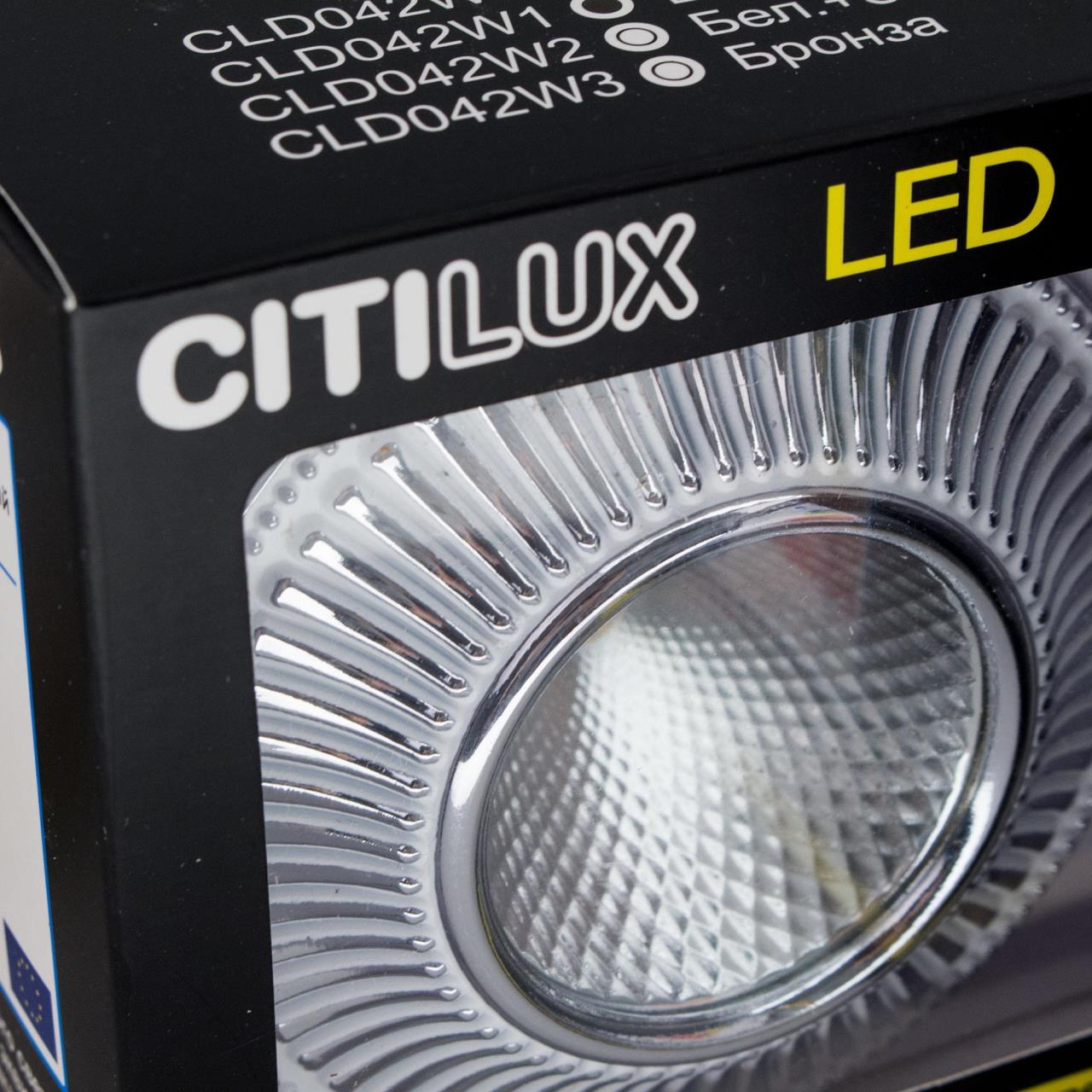 Встраиваемый светодиодный светильник Citilux Дзета CLD042W1 в #REGION_NAME_DECLINE_PP#