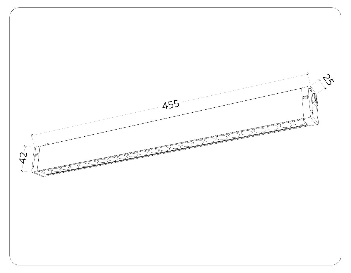 Трековый магнитный светильник Ambrella Light Magnetic 220V GL1313