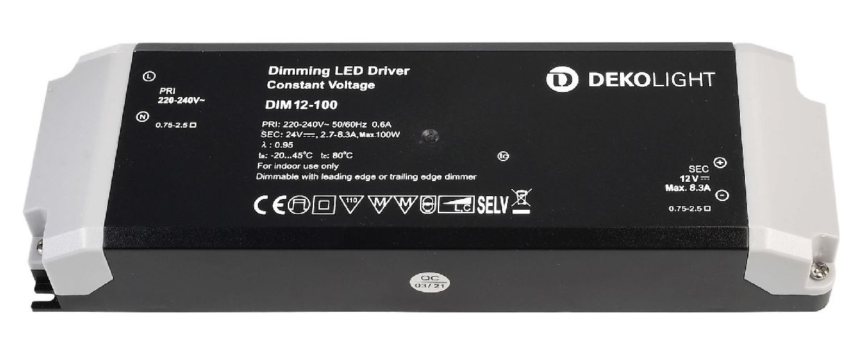 Блок питания Deko-Light 100Вт 220-240В IP20 862241