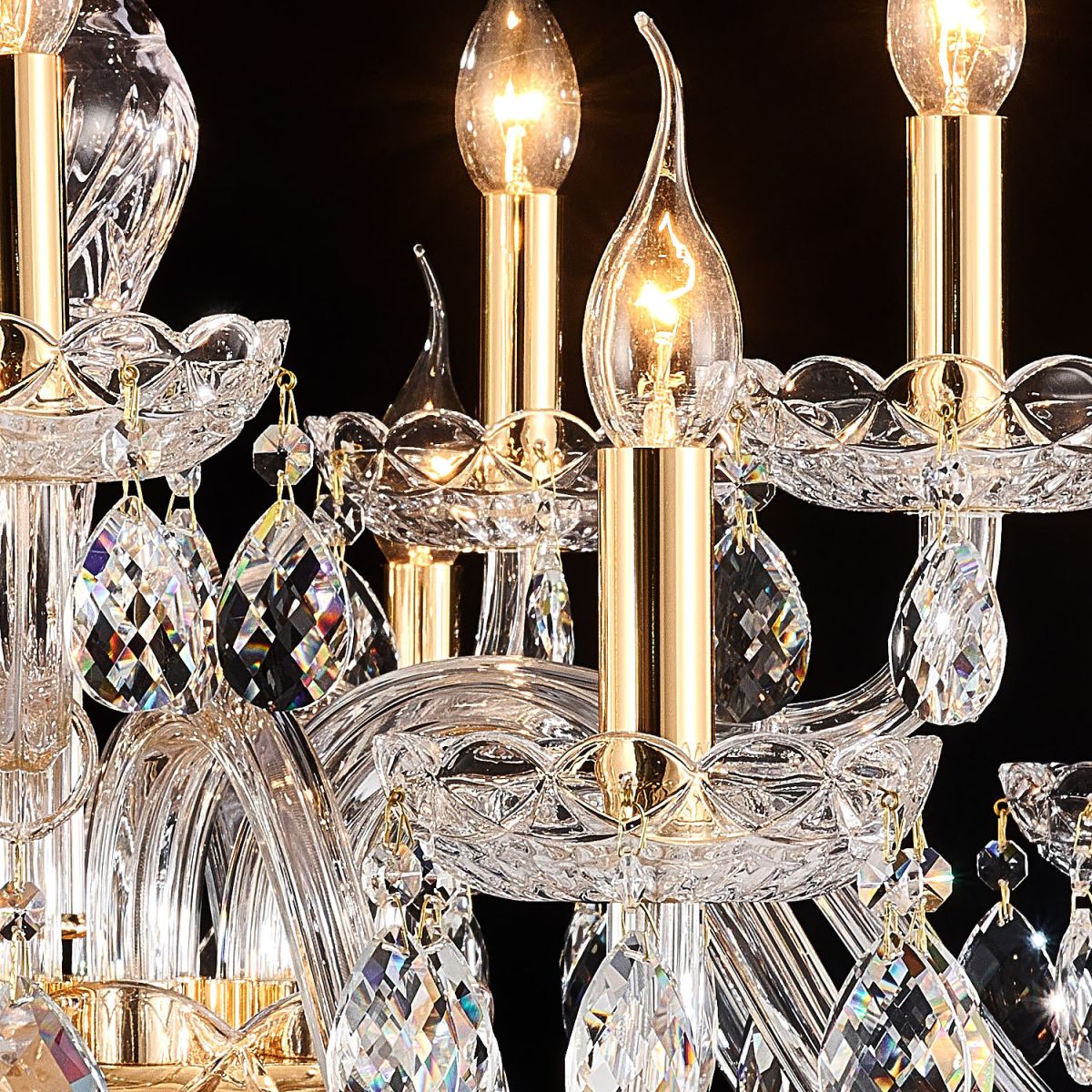 Подвесная люстра ILLUMICO IL2066-10+5PBC-25 ELITE