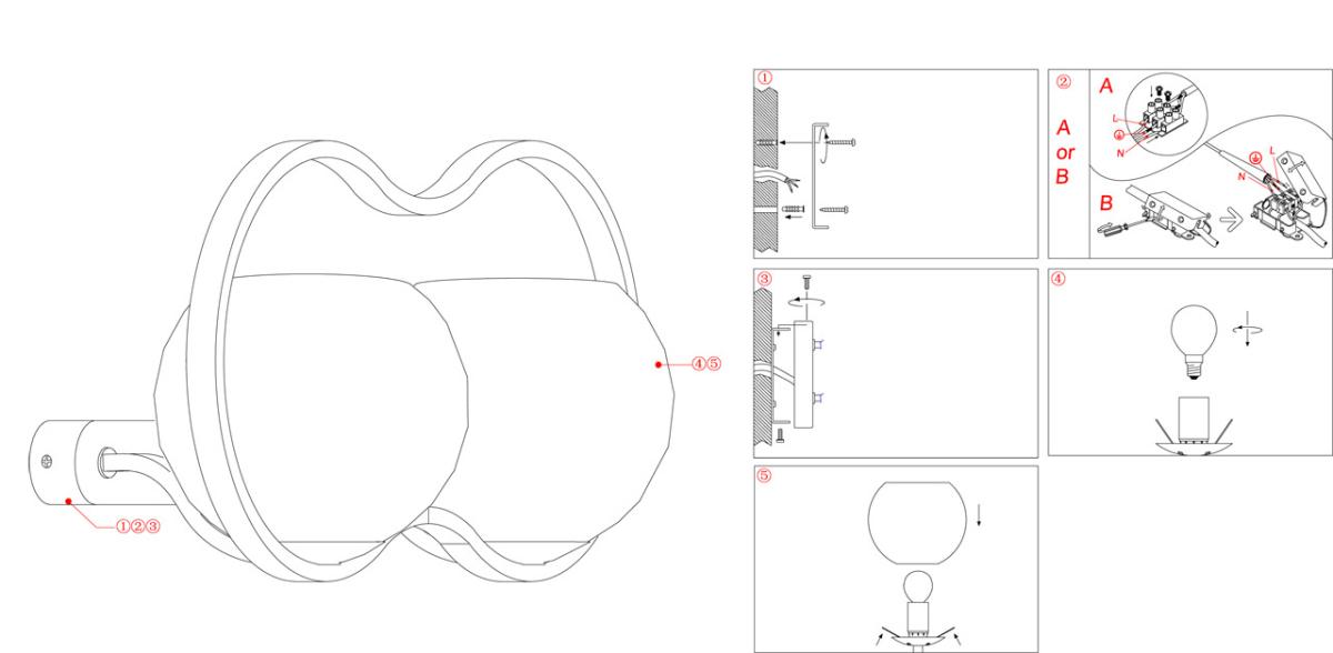Бра Odeon Light Bani 2540/2W