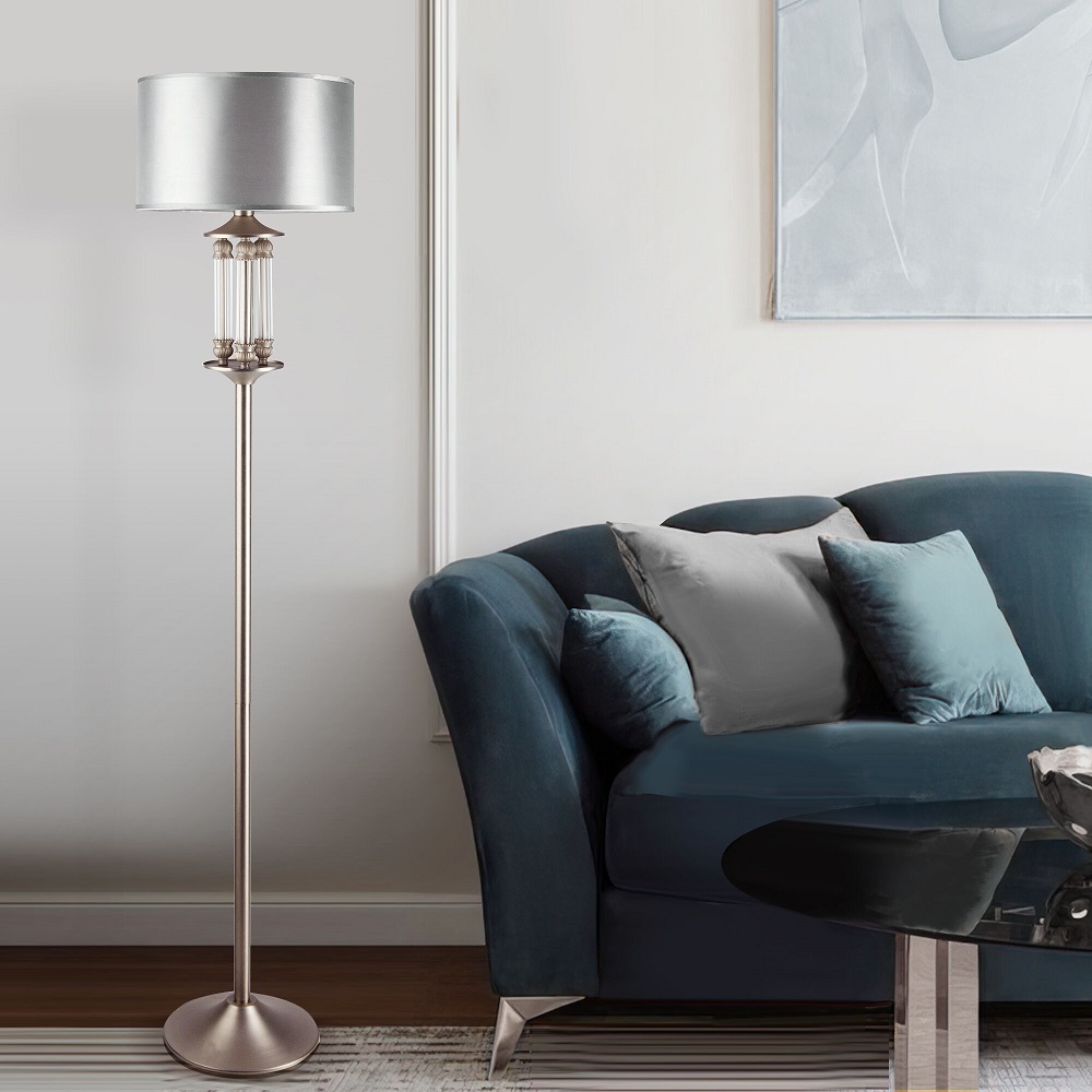 Торшер Eurosvet Adagio 01046/1 сатин-никель