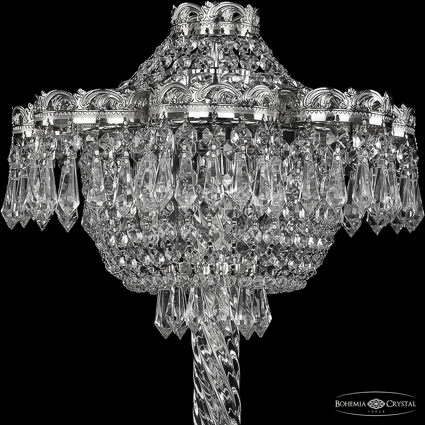 Настольная лампа Bohemia Ivele Crystal 19301L4/27JB Ni в Москве