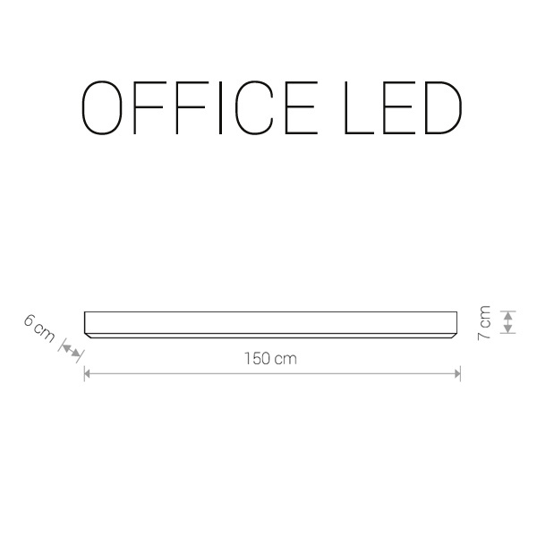 Настенный светодиодный светильник Nowodvorski Office Led 9360