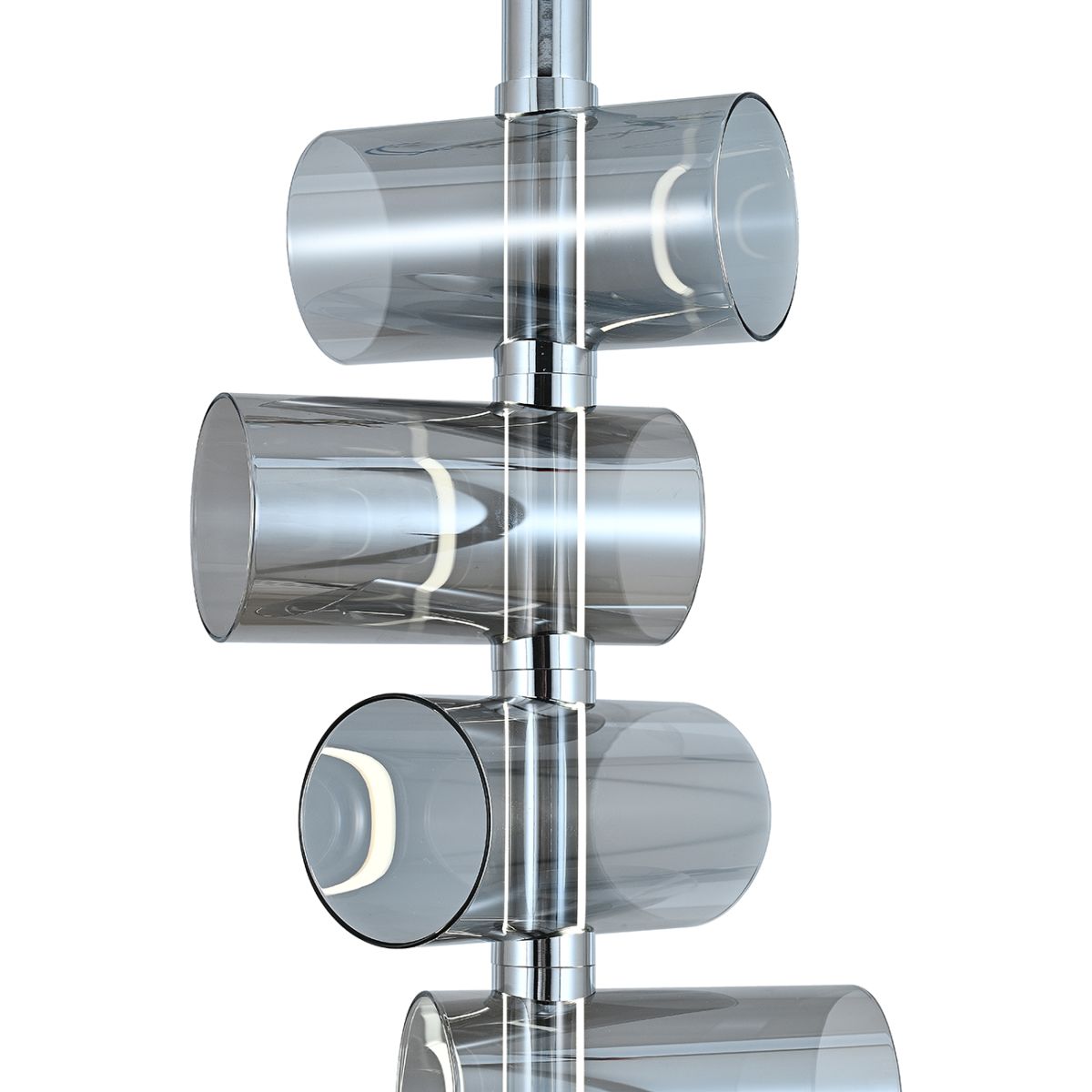 Подвесной светильник цилиндрический Indigo Equilibrio 11076/1P Chrome V000216L