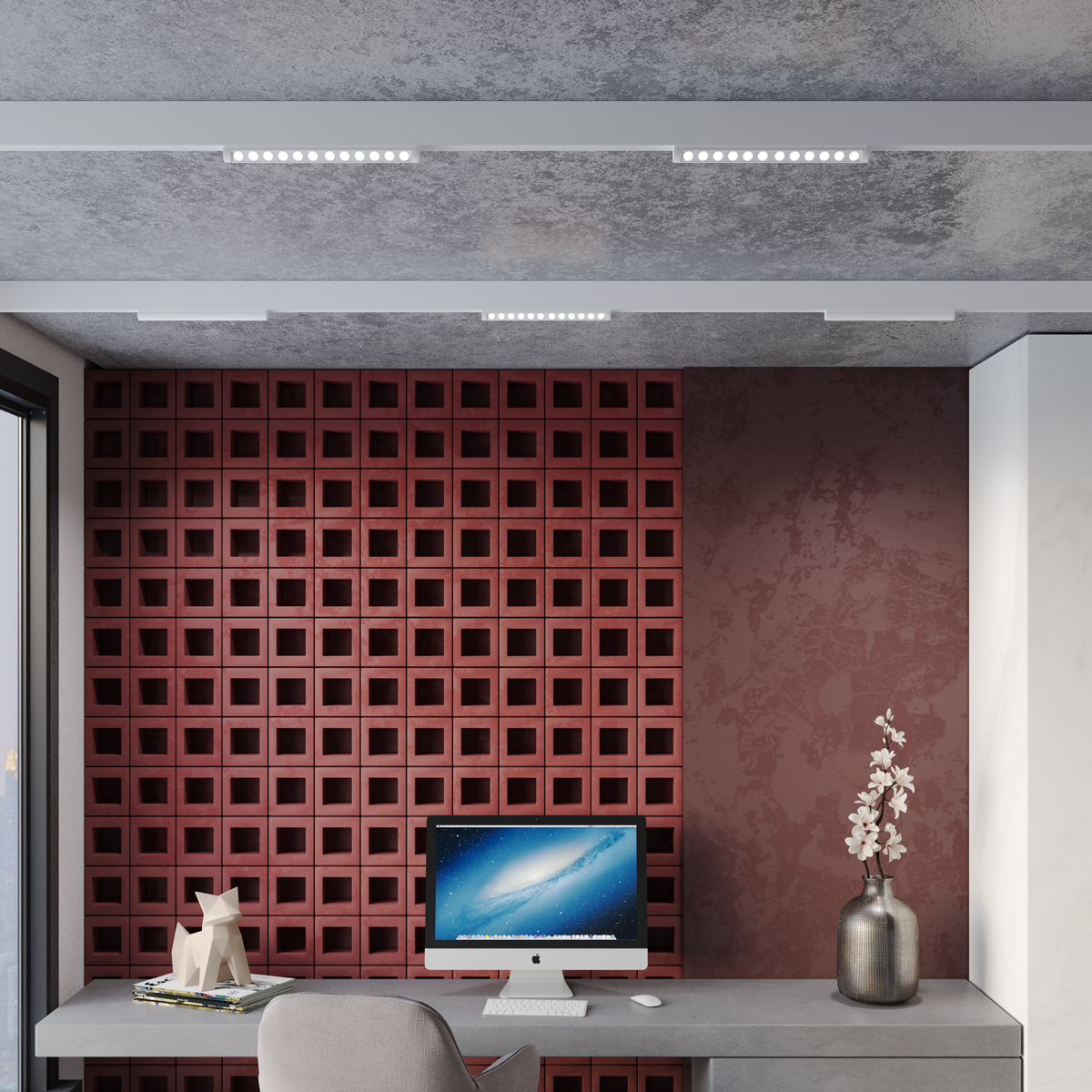 Трековый светильник с переключ. цв. темпер. Novotech Shino Flum 359653