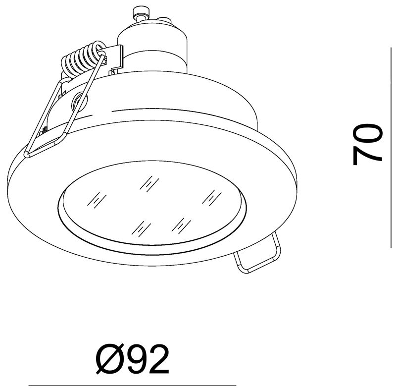 Встраиваемый светильник Deko-Light Built-in 110102