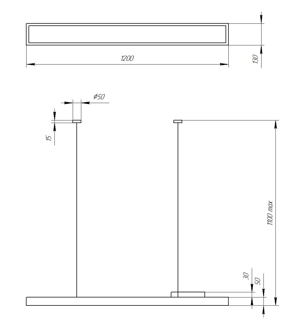 Подвесной светильник Эра Geometria SPO-114-W-40K-036 Б0050544