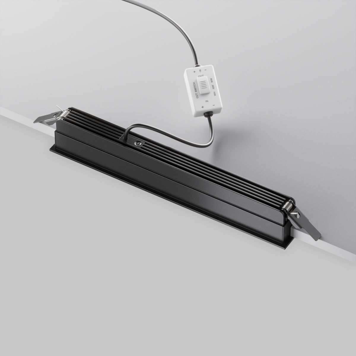 Встраиваемый led светильник Maytoni Parete DL100-12W2.7-3-4K-B