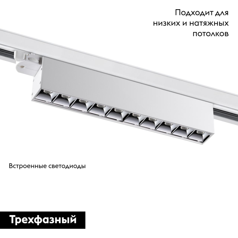 Трековый светильник Novotech Iter 358844