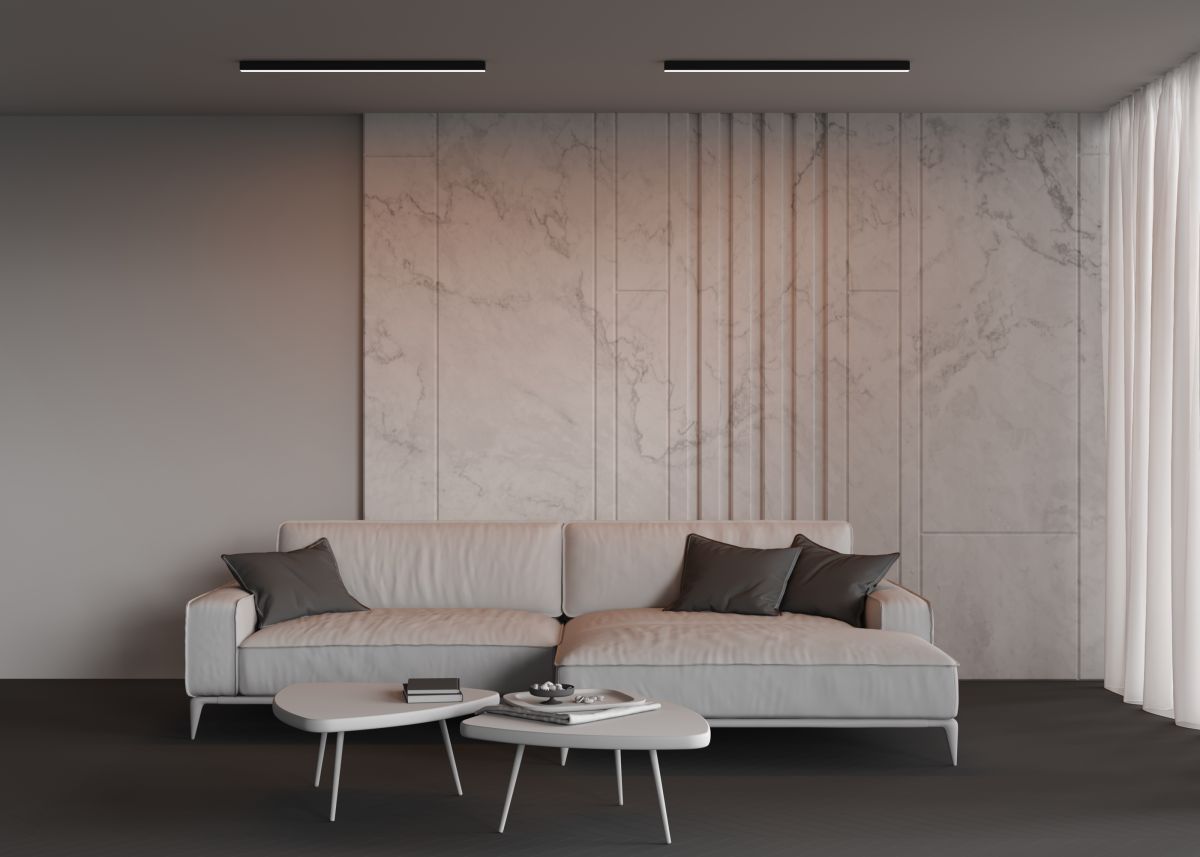 Линейный накладной светильник Maytoni Technical 3000K 35x35 (Черный, 1 м) LL311011